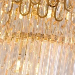 Designer Touch Decorative European Crystal High Ceiling Pendant Light Stairs