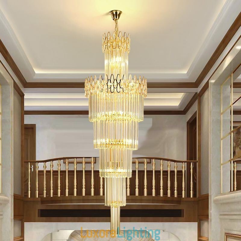 Designer Touch Decorative Modern Spectacular High Ceiling Pendant Light Stairs