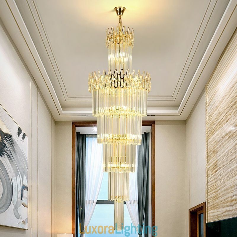 Designer Touch Decorative Modern Spectacular High Ceiling Pendant Light Stairs