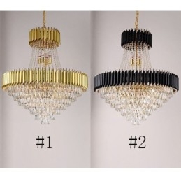 Designer Touch Decorative Modern Crystal Pendant Lighting Round Ceiling Lamp Hanging Lights