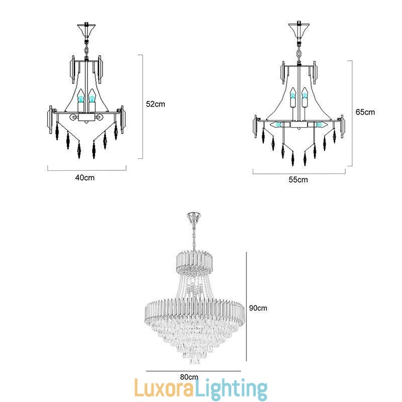 Designer Touch Decorative Modern Crystal Pendant Lighting Round Ceiling Lamp Hanging Lights