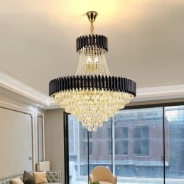 Designer Touch Decorative Modern Crystal Pendant Lighting Round Ceiling Lamp Hanging Lights