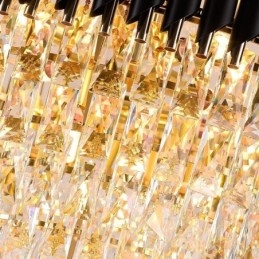 Designer Touch Decorative Modern Crystal Pendant Lighting Round Ceiling Lamp Hanging Lights