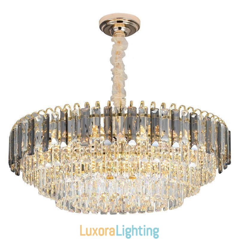 Designer Touch Decorative Crystal Pendant Light Luxury Ceiling Lighting 12 16 Lights