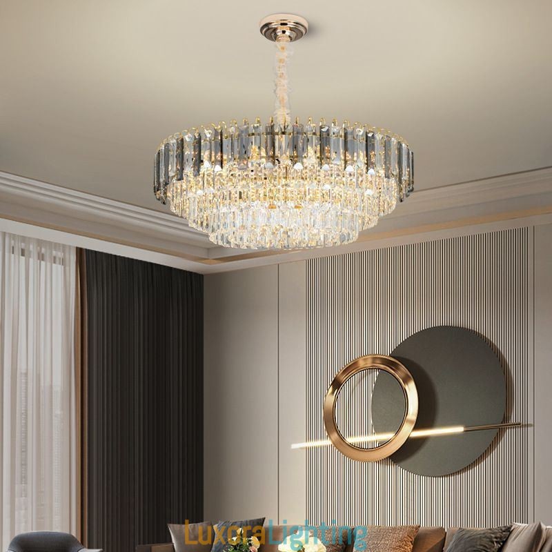Designer Touch Decorative Crystal Pendant Light Luxury Ceiling Lighting 12 16 Lights