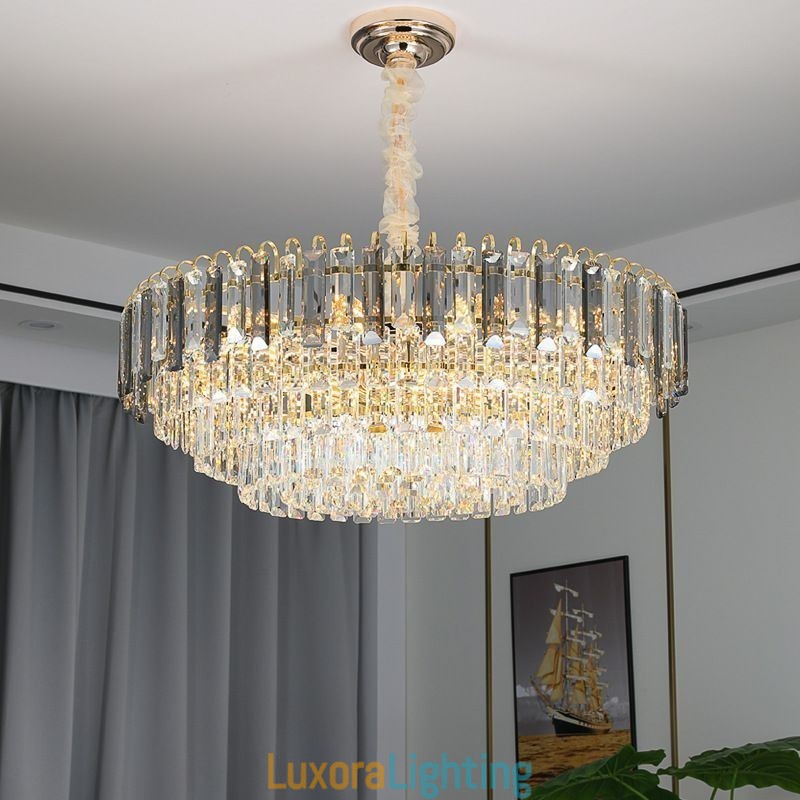 Designer Touch Decorative Crystal Pendant Light Luxury Ceiling Lighting 12 16 Lights