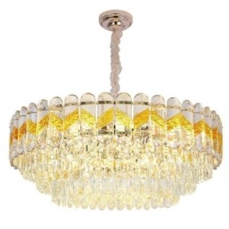 Designer Touch Decorative Luxury Pendant Light Crystal Ceiling Lighting Fixture 9 12 16 Lights