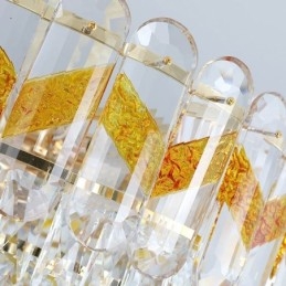 Designer Touch Decorative Luxury Pendant Light Crystal Ceiling Lighting Fixture 9 12 16 Lights