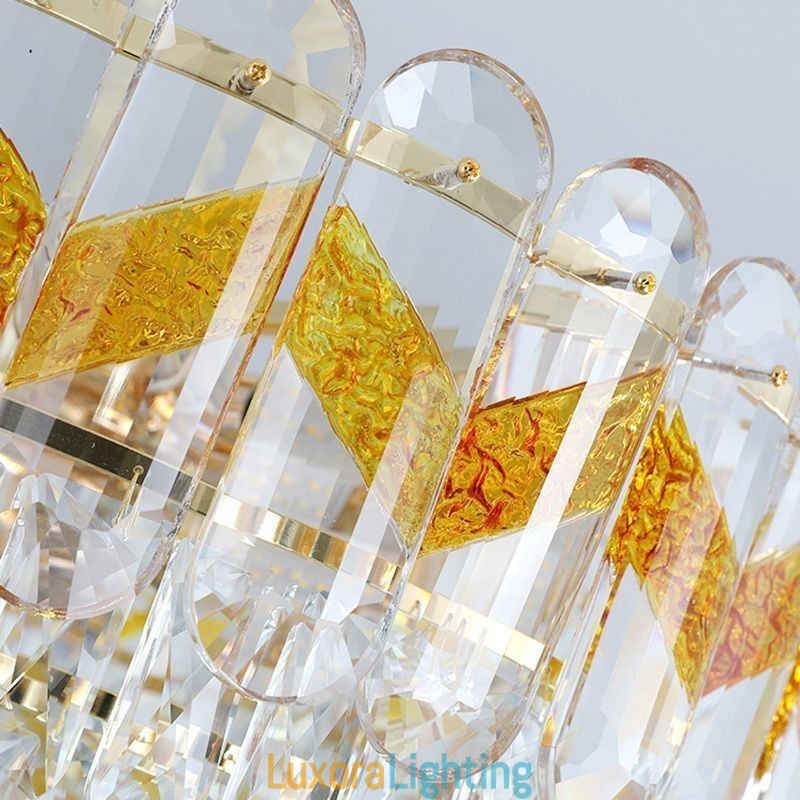 Designer Touch Decorative Luxury Pendant Light Crystal Ceiling Lighting Fixture 9 12 16 Lights