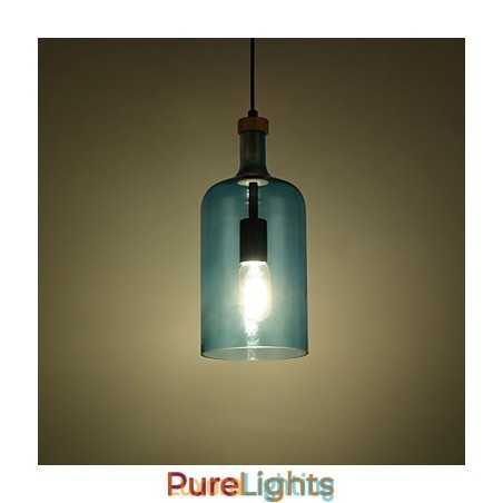 Designer Touch Decorative Chandelier Modern Pendant Light with Glass Shade