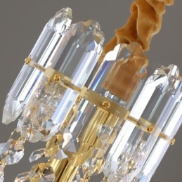 Designer Touch Decorative Crystal Pendant Light Conical Hanging Lighting Fixture Light