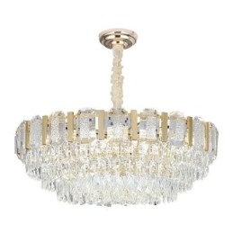 Designer Touch Decorative Crystal Pendant Light Round Ceiling Light Fixture