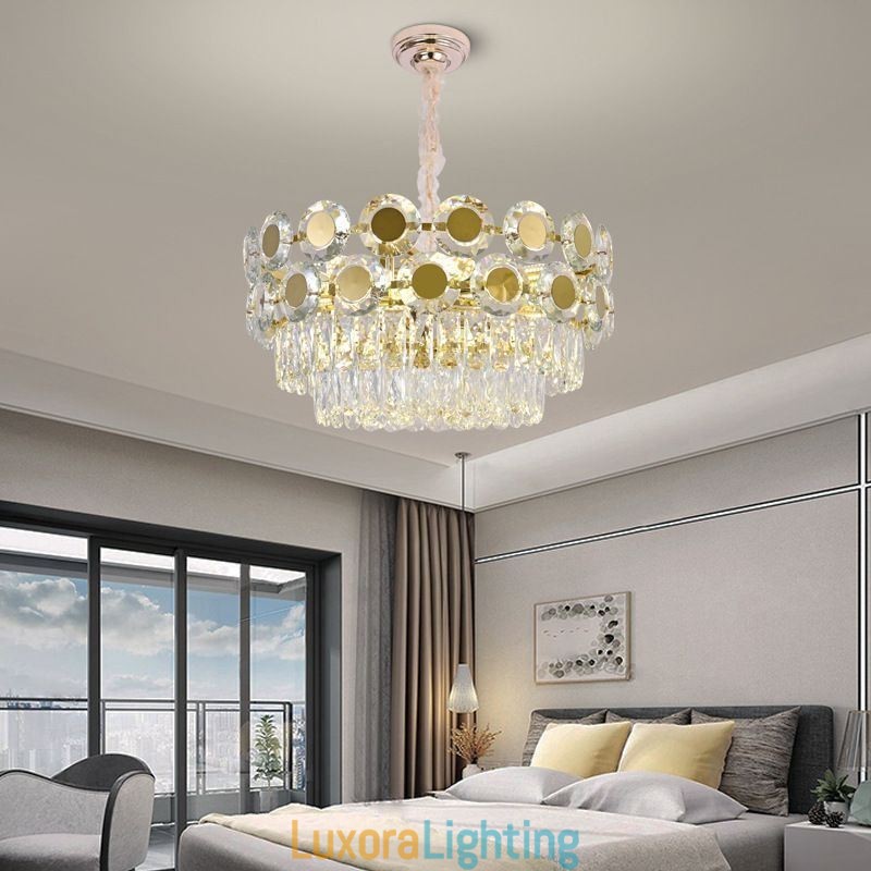 Designer Touch Decorative Modern Crystal Pendant Light Ceiling Lighting Fixture