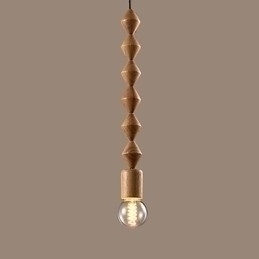 Designer Touch Decorative Traditional Classic Mini Style Wood Bamboo Chandelier