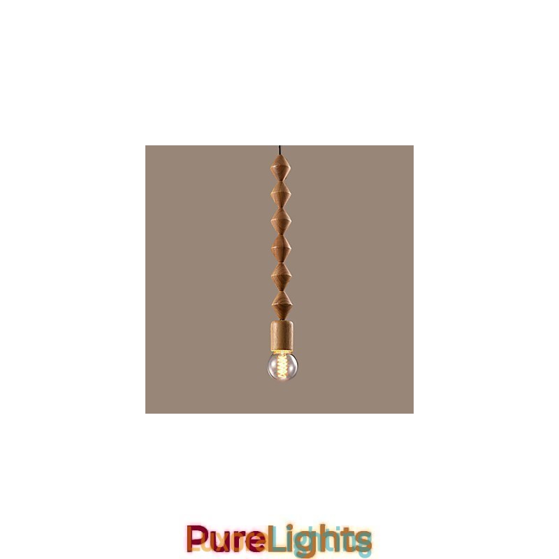 Designer Touch Decorative Traditional Classic Mini Style Wood Bamboo Chandelier