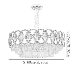 Designer Touch Decorative Crystal Pendant Light Modern Lacy Ceiling Light Fixtures
