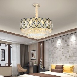 Designer Touch Decorative Crystal Pendant Light Modern Lacy Ceiling Light Fixtures