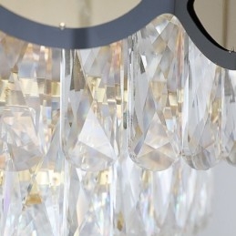 Designer Touch Decorative Crystal Pendant Light Modern Lacy Ceiling Light Fixtures