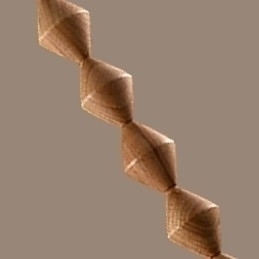 Designer Touch Decorative Traditional Classic Mini Style Wood Bamboo Chandelier