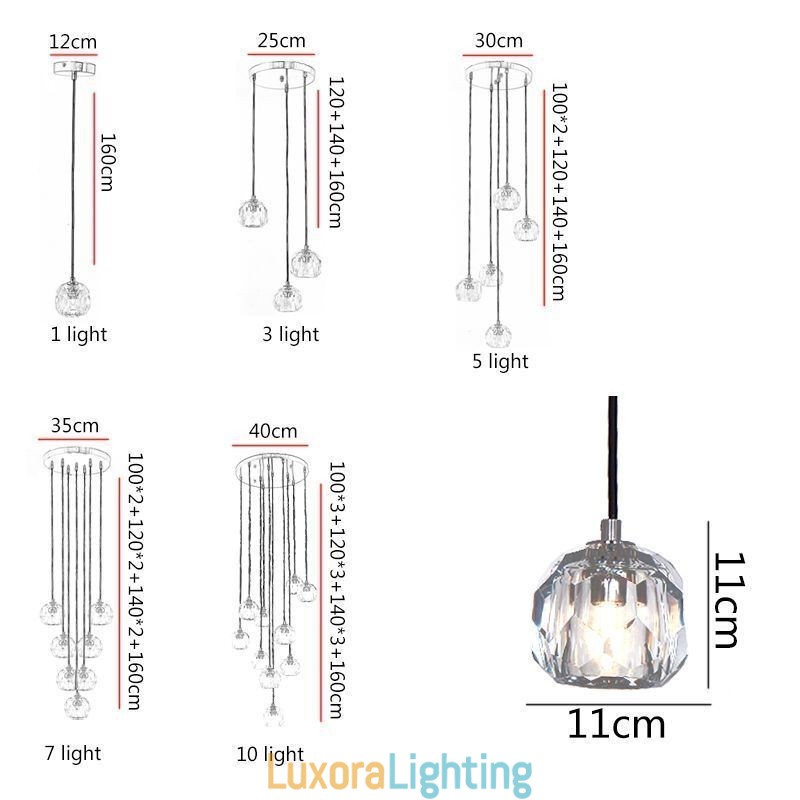 Designer Touch Decorative Mordern Crystal Soccer Ball Shape Ceiling Light Hanging Lights