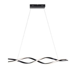 Designer Touch Decorative Modern Pendant Lighting Black Wave Shape Hanging Lights