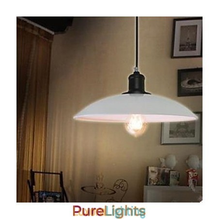 Designer Touch Decorative Contracted White Droplight Rustic Lodge Traditional Classic Pendant Light