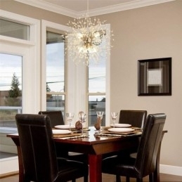 Designer Touch Decorative Firework Chandelier 8 Lights Dandelion Pendant Light