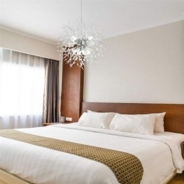 Designer Touch Decorative Firework Chandelier 8 Lights Dandelion Pendant Light