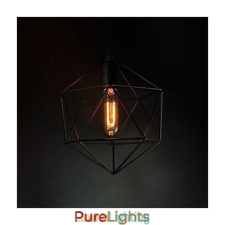 Designer Touch Decorative Europe Style Vintage Chandelier for in Diamond Shape Black