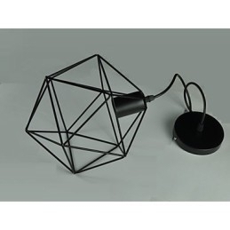 Designer Touch Decorative Europe Style Vintage Chandelier for in Diamond Shape Black