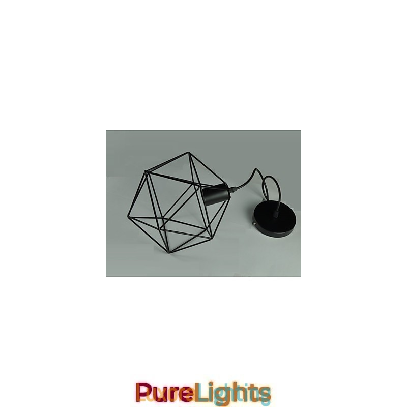 Designer Touch Decorative Europe Style Vintage Chandelier for in Diamond Shape Black