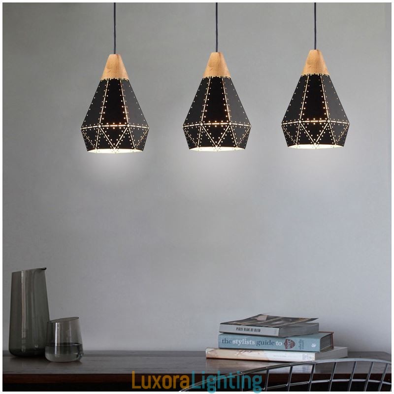 Designer Touch Decorative Industrial Retro Vintage Hanging Light Hollow Lampshade