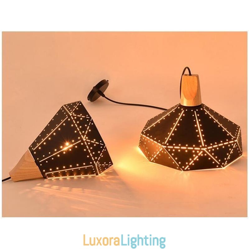 Designer Touch Decorative Industrial Retro Vintage Hanging Light Hollow Lampshade