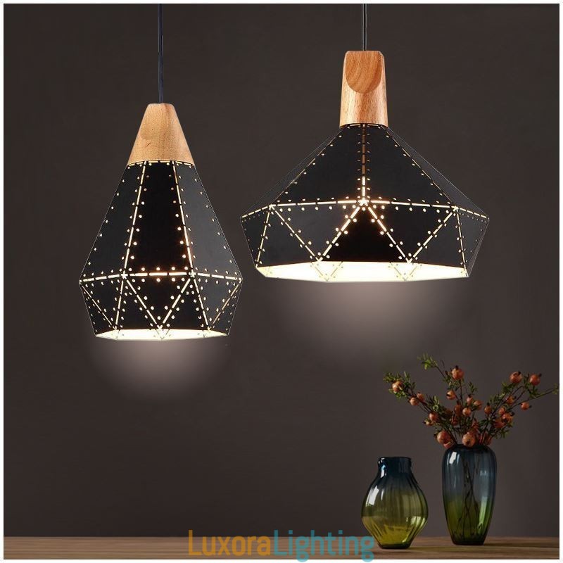 Designer Touch Decorative Industrial Retro Vintage Hanging Light Hollow Lampshade