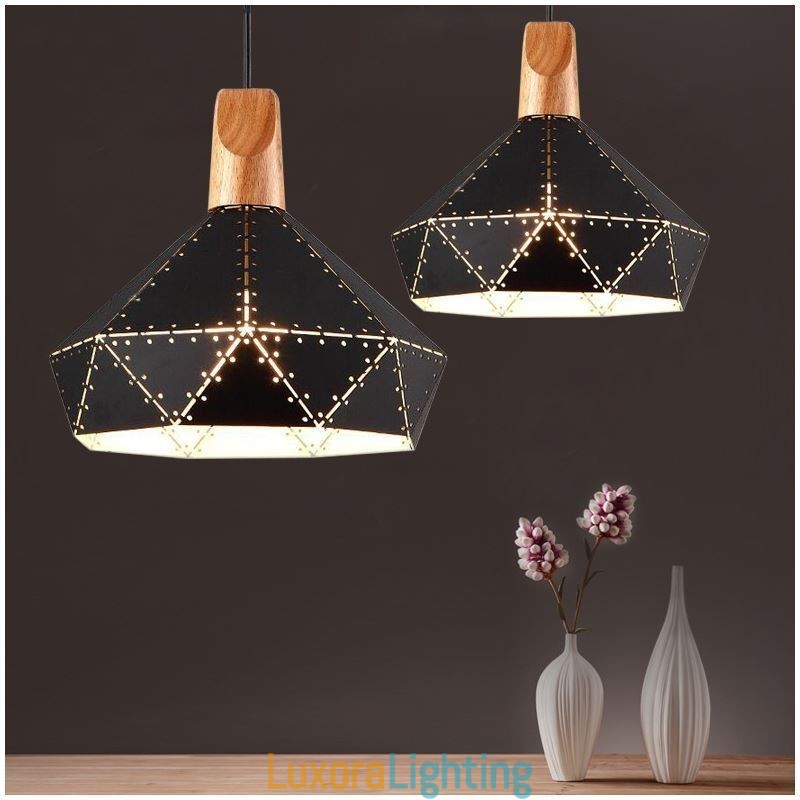 Designer Touch Decorative Industrial Retro Vintage Hanging Light Hollow Lampshade