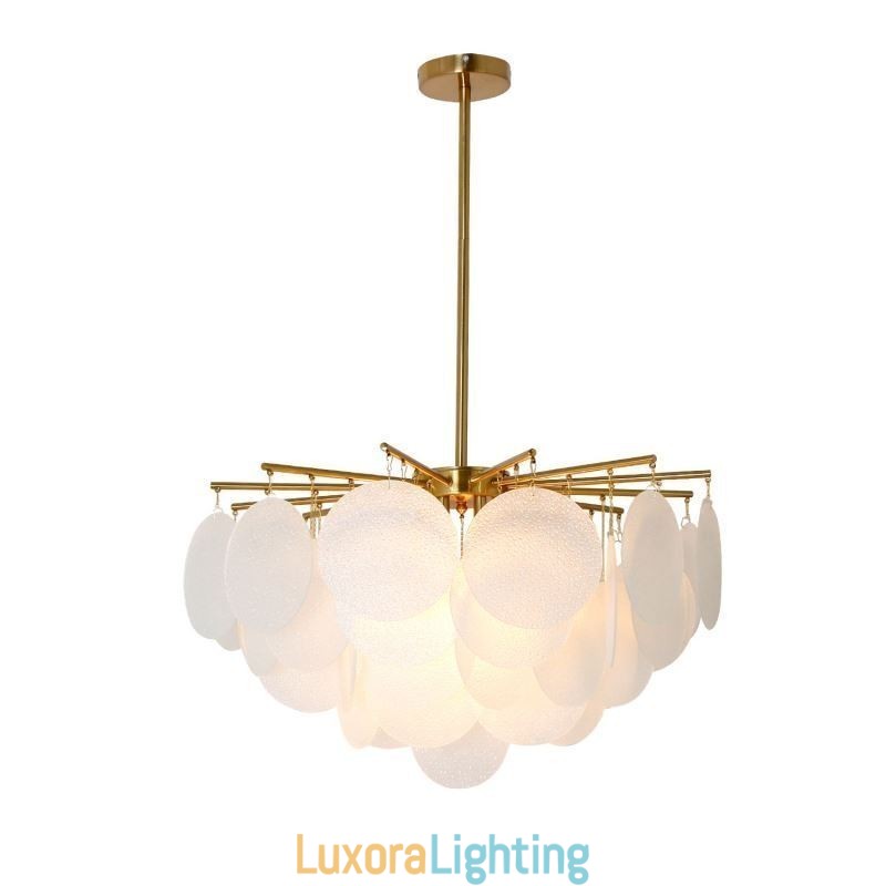 Designer Touch Decorative Modern 6 Light Hanging Light Pendant Light With Glass Shape