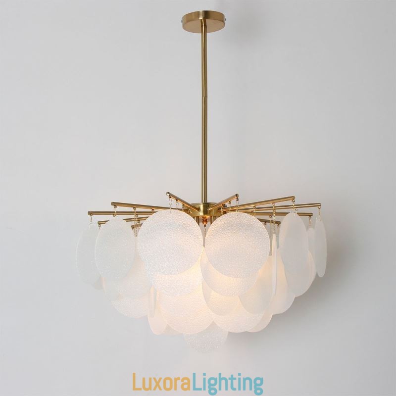 Designer Touch Decorative Modern 6 Light Hanging Light Pendant Light With Glass Shape