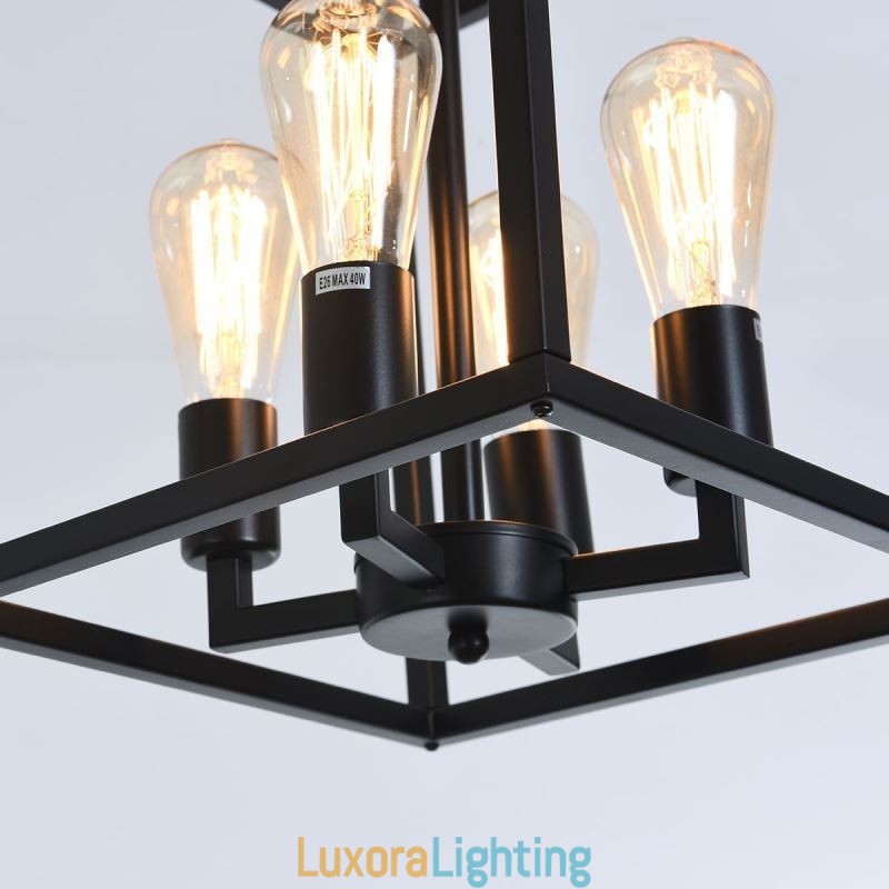 Designer Touch Decorative Modern Simple Pendant Light Iron Cage Hanging Lamp