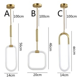 Designer Touch Decorative Modern Simple Pendant Light Brass Ceiling Light