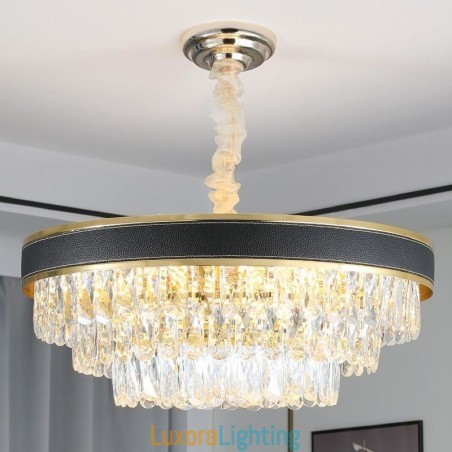 Designer Touch Decorative Modern Pendant Light Crystal Ceiling Light 9 12 16 Lights