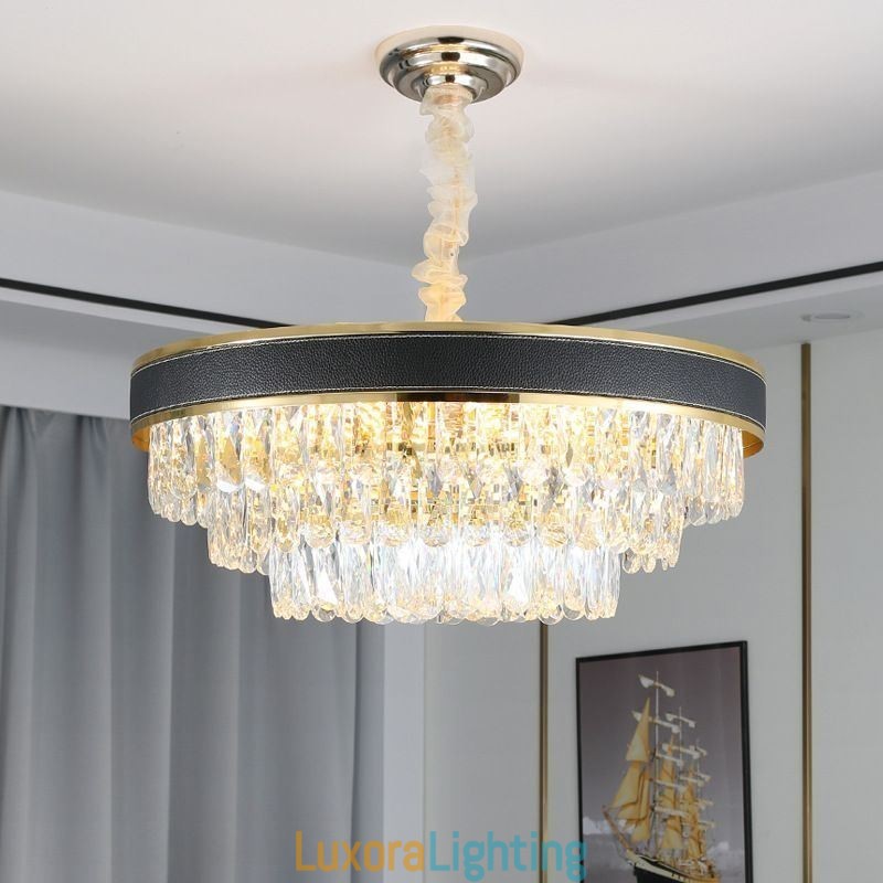 Designer Touch Decorative Modern Pendant Light Crystal Ceiling Light 9 12 16 Lights