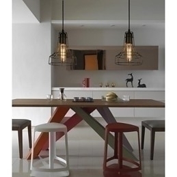 Designer Touch Decorative Europe Style Vintage Chandelier for Black Pendant Light