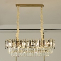 Designer Touch Decorative Rectangle Pendant light Crystal Ceiling Light Fixture