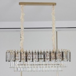 Designer Touch Decorative Rectangle Pendant light Crystal Ceiling Light Fixture