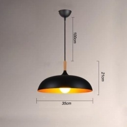 Designer Touch Decorative Modern Pendant Light Minimalist Light Fixture Black White
