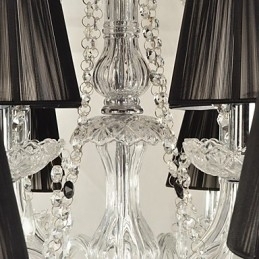 Designer Touch Decorative Elegant Crystal Chandelier with 12 Lights
