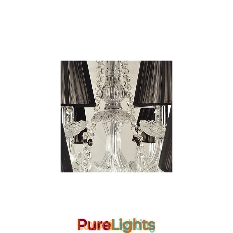 Designer Touch Decorative Elegant Crystal Chandelier with 12 Lights