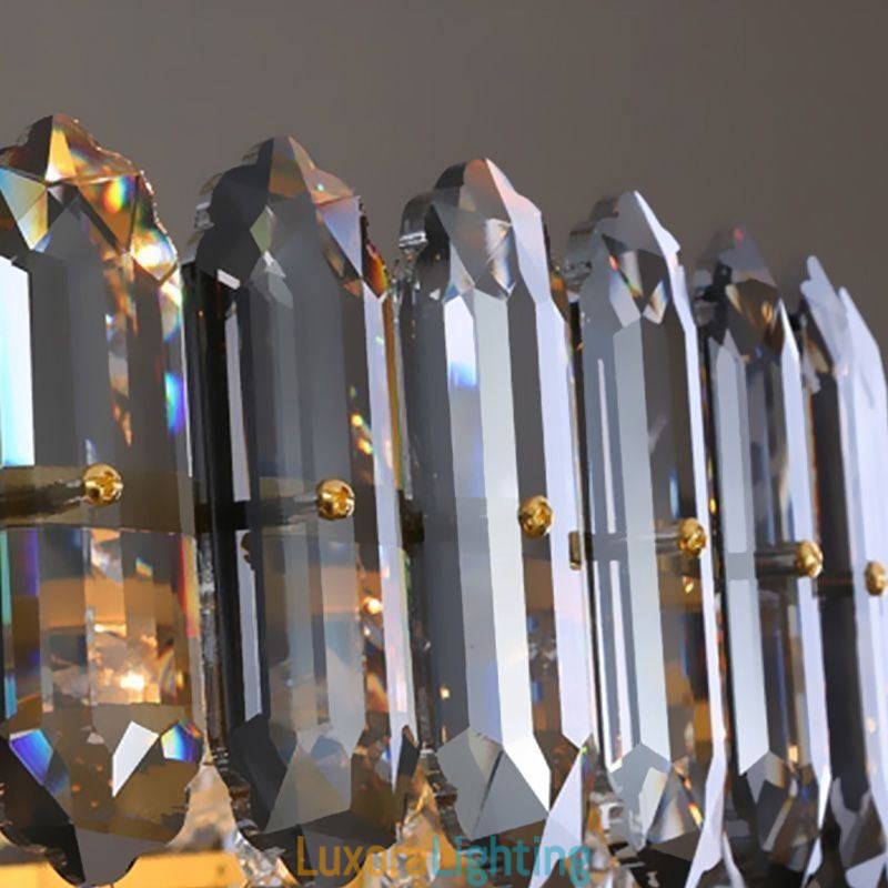 Designer Touch Decorative Crystal Pendant Light Conical Hanging Lighting Fixture Light