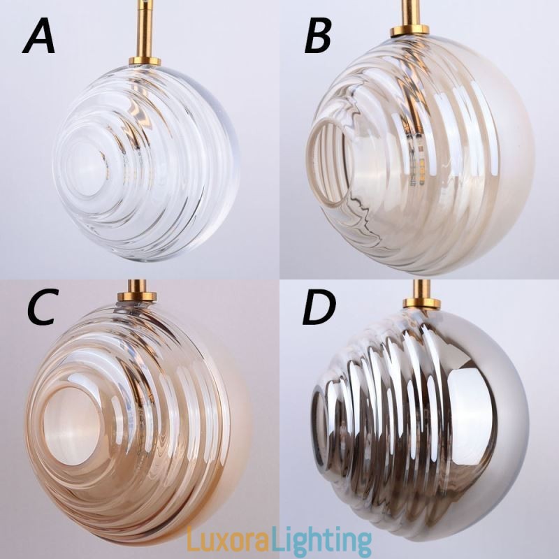 Designer Touch Decorative Glass Pendant Light Creative Glass Globe Loft