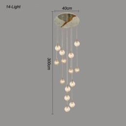 Designer Touch Decorative Glass Pendant Light Creative Glass Globe Loft